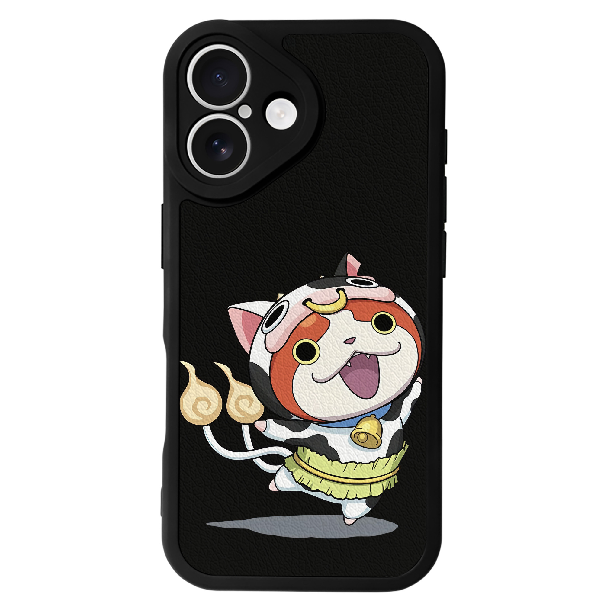 （画像用） 妖怪ウォッチ Yo-kai Watch 【iPhone 16シリーズ対応】シリコンスマホケース（レザー調） 材質：シリコン